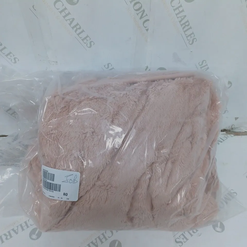 COZEE HOME VELVETSOFT HEATED THROW IN PINK