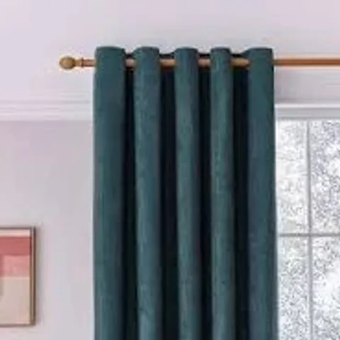 CORD EYELET CURTAINS - 65 X 90