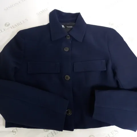 ZARA NAVY JACKET WITH BUTTONS - SMALL