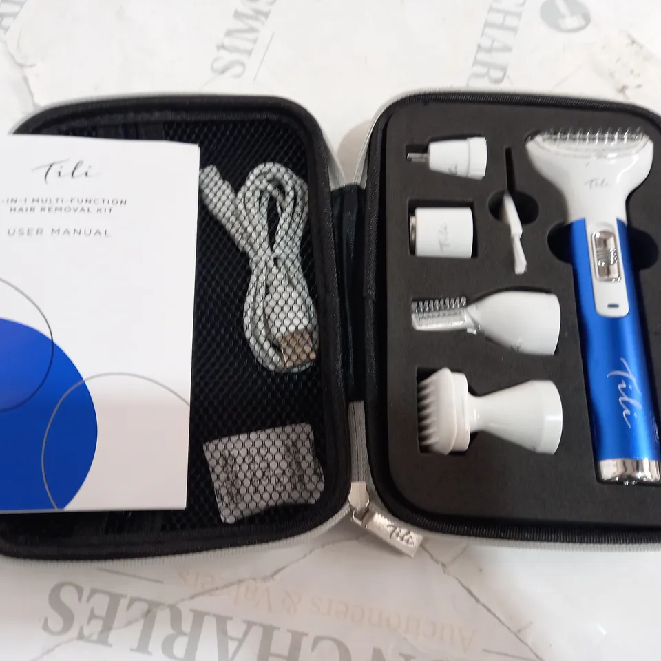TILI 5-IN-1 MULTI-FUNCTION HAIR REMOVAL KIT - NAVY BLUE