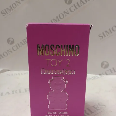 BOXED MOSCHINO TOY 2 BUBBLE GUM EAU DE TOILETTE 100ML
