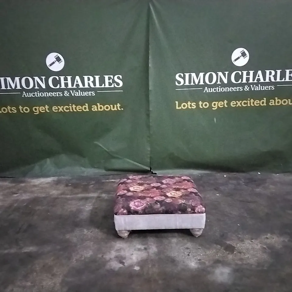 QUALITY DESIGNER PUFFET FABRIC UPHOLSTERED 