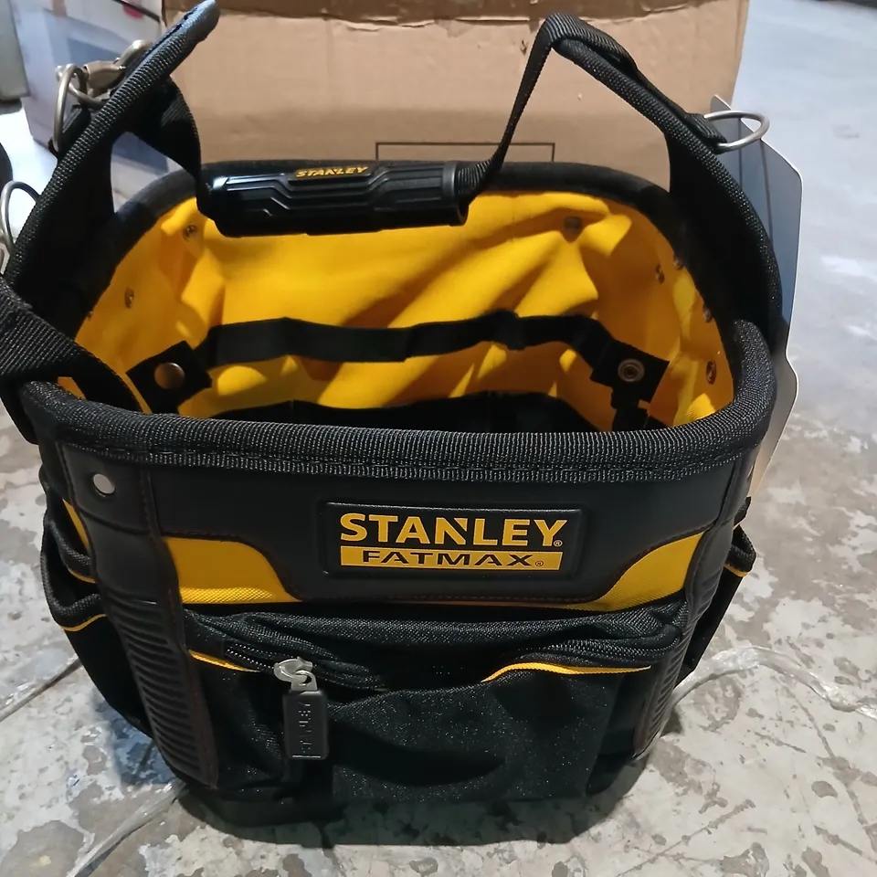 STANLEY FATMAX TOOL BAG – YELLOW INTERIOR, BLACK EXTERIOR