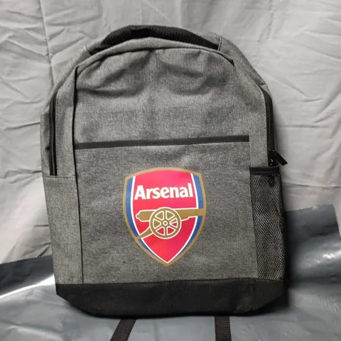 ARSENAL BACKPACK WITH CREST – GREY/BLACK 
