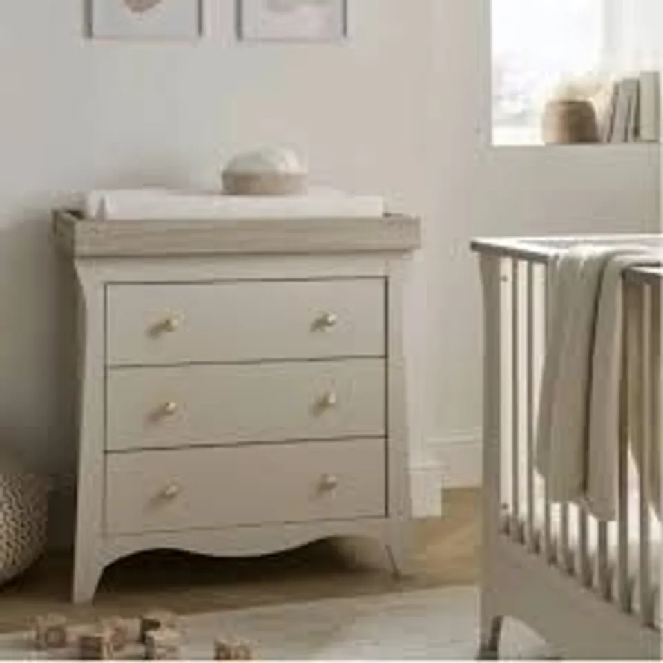 BOXED CUDDLE CO. CLARA DRESSER CHANGER - CASHMERE/ASH (2 BOXES)