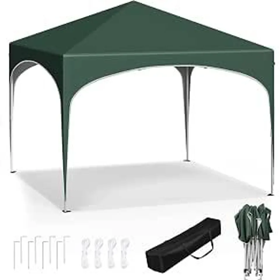 BOXED WOLTU FOLDABLE WATERPROOF SUN PROTECTION EVENT GAZEBO 3X3M GREEN