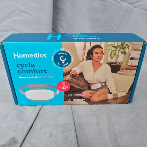 HOMEDICS CYCLE COMFORT HEAT & VIBRATION BELT – BOXED