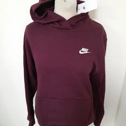 NIKE KIDS HOODIE IN WINE - XL