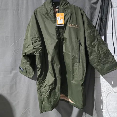 REGATTA GREAT OUTDOORS HYDRAFORT PARKA JACKET – DARK KHAKI, UK XS/S (UNISEX)