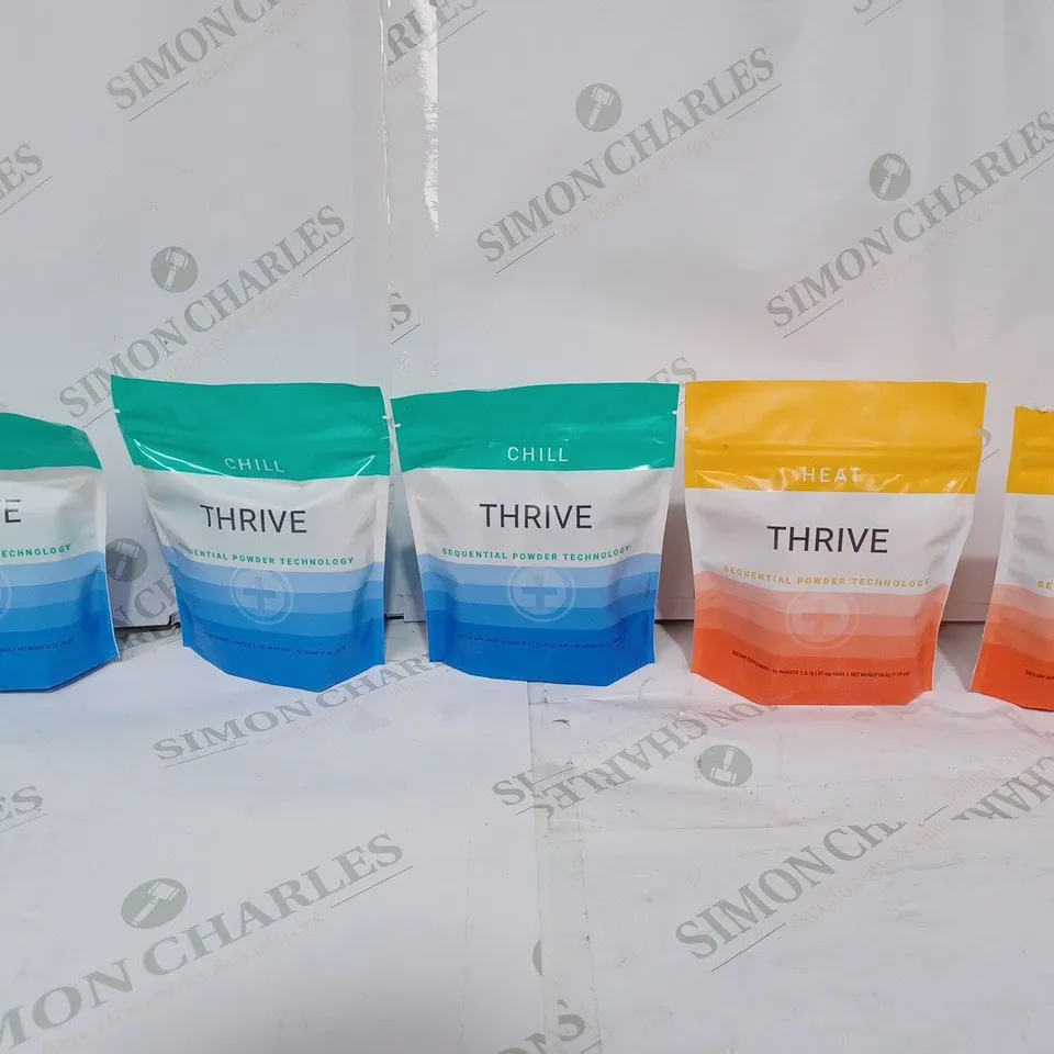 LOT TO CONTAIN APPROX. 5 X ASSORTED PACKS OF THRIVE DIETARY SUPPLEMENTS 