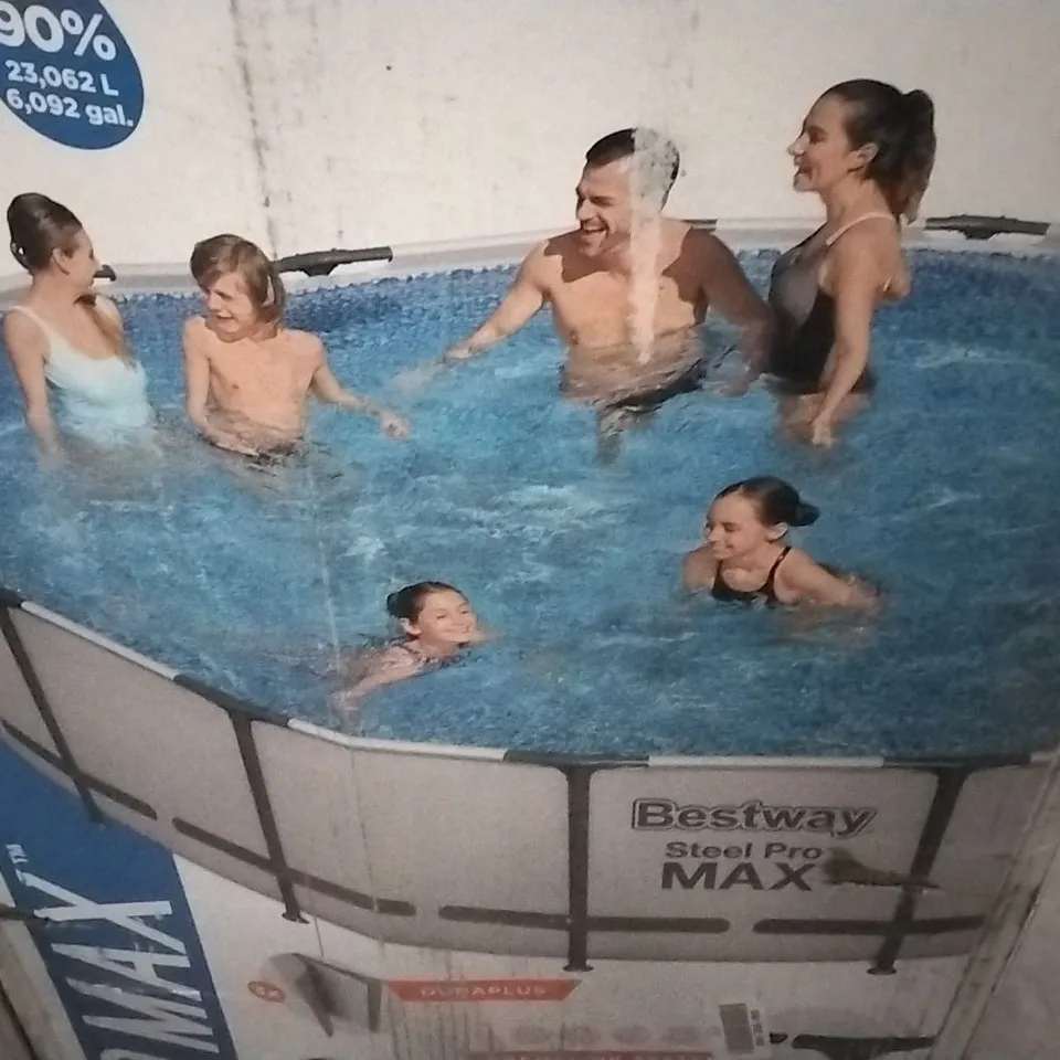 BOXED 5.49M STEEL PRO MAX POOL