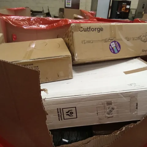 PALLET OF ASSORTED HOUSEHOLD GOODS AND PRODUCTS TO INCLUDE;DRYWALL SANDER, CEILING LIGHT, STONE BATHMAT