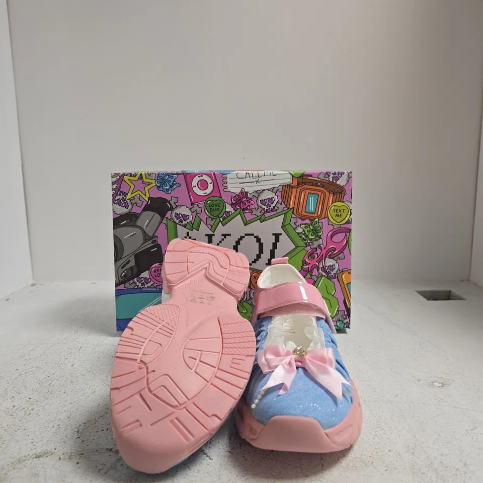 KOI STARLET RUFFLE BALLET MARY JANES - PINK, UK5