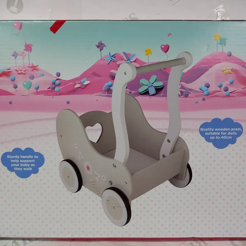 CHAD VALLEY BABIES TO LOVE WOODEN PRAM