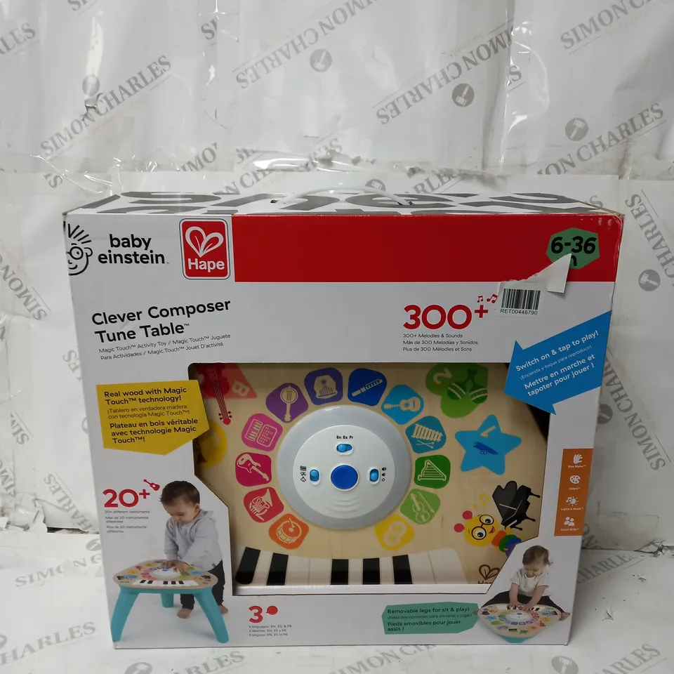 BABY EINSTEIN CLEVER COMPOSER TUNE TABLE 