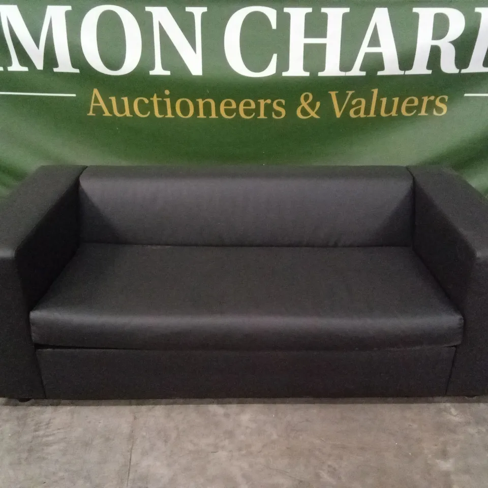 CLARKE FAUX LEATHER SOFA BED RRP £820