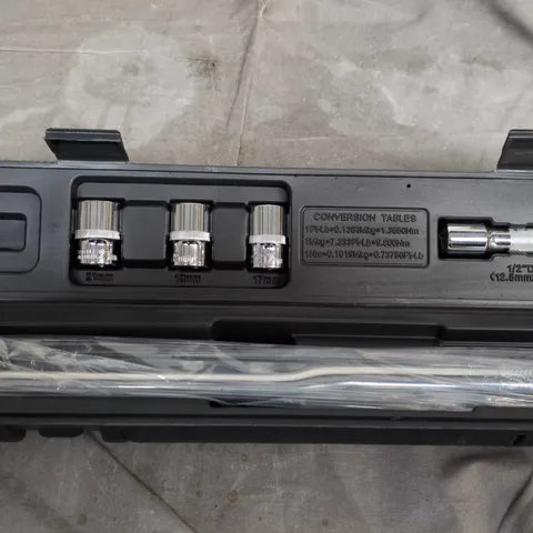 Socket Set with 1/2" Drive Case – Assorted Sockets