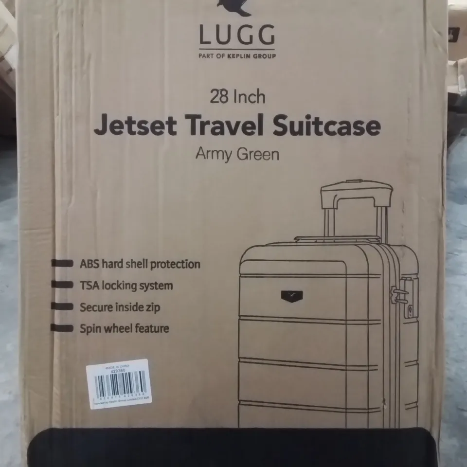 BOXED LUGG JETSET TRAVEL SUITCASE