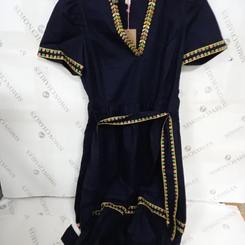 BODEN WOMENS OCCASSIONAL BELTED DRESS SIZE 8