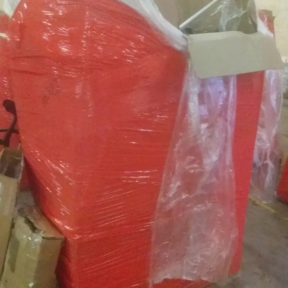 PALLET OF ASSORTED ITEMS INCLUDING FOLDABLE SCOOTER, NON-WOVEN FABRIC WARDROBE, CRUTCHES