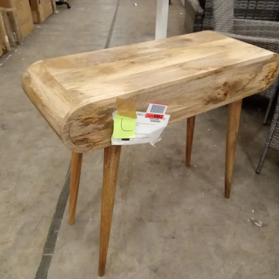 PLATINUM SOLID WOOD CONSOLE TABLE