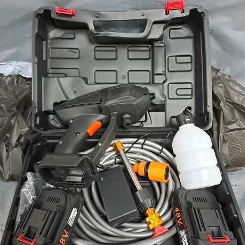 PORTABLE BATTERY POWERED PRESSURE WASHER UNIT 