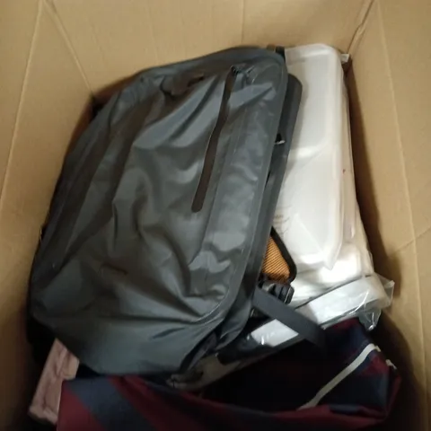 APPROXIMATELY 20 ASSORTED HOUSEHOLD PRODUCTS TO INCLUDE BACKPACKS, DUVETS AND CRADLE CARE