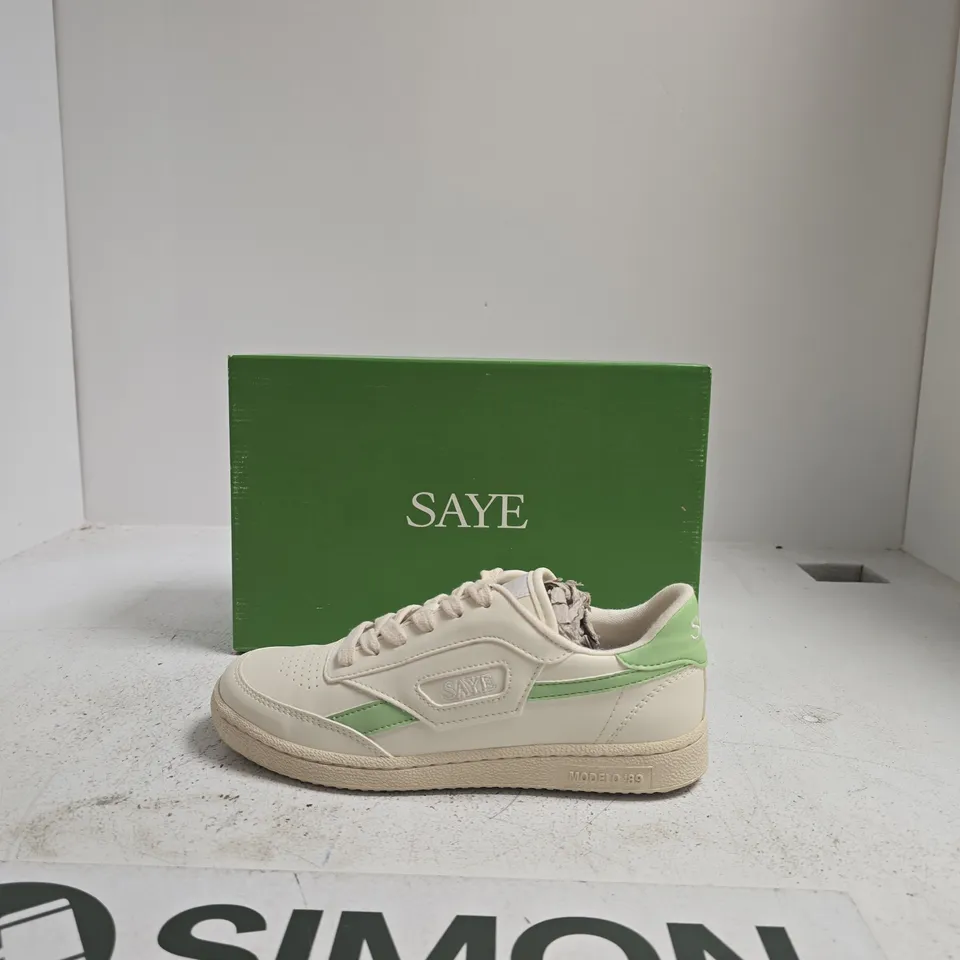 SAYE ICON LIME WOMEN'S TRAINERS – EU 38 (UK 5, US 7.5)