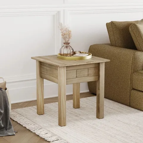 BOXED PANAMA LAMP TABLE