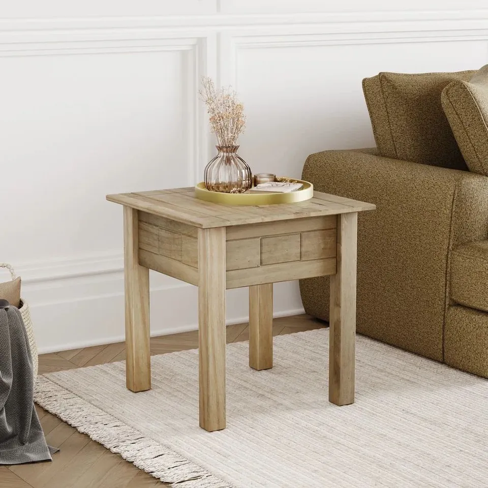 BOXED PANAMA LAMP TABLE