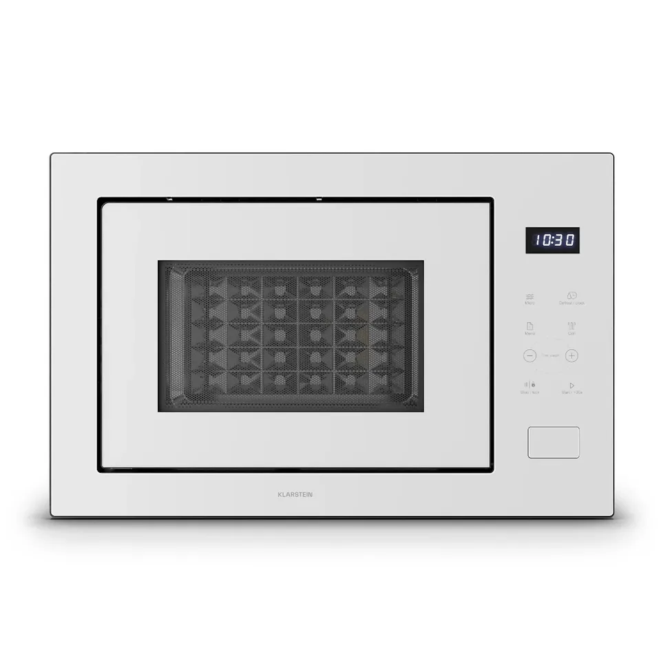 KLARSTEIN VELAIRE 850W 38.5CM BUILT-IN MICROWAVE WITH GRILL WHITE