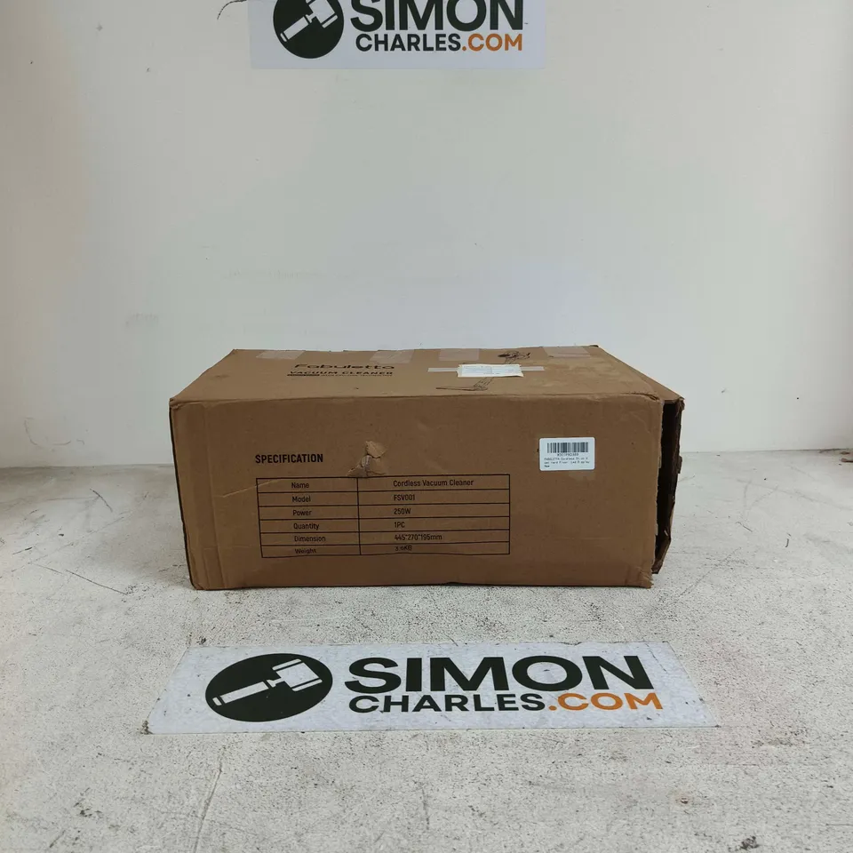 FABULETTA CORDLESS VACUUM CLEANER – MODEL FSV001