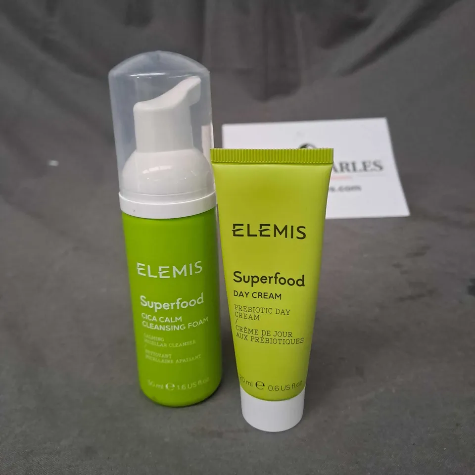 ELEMIS SUPERFOOD CLEANSING FOAM AND DAY CREAM