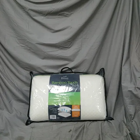 SNUGGLEDOWN BLISS BAMBOO TOUCH MEMORY FOAM PILLOW