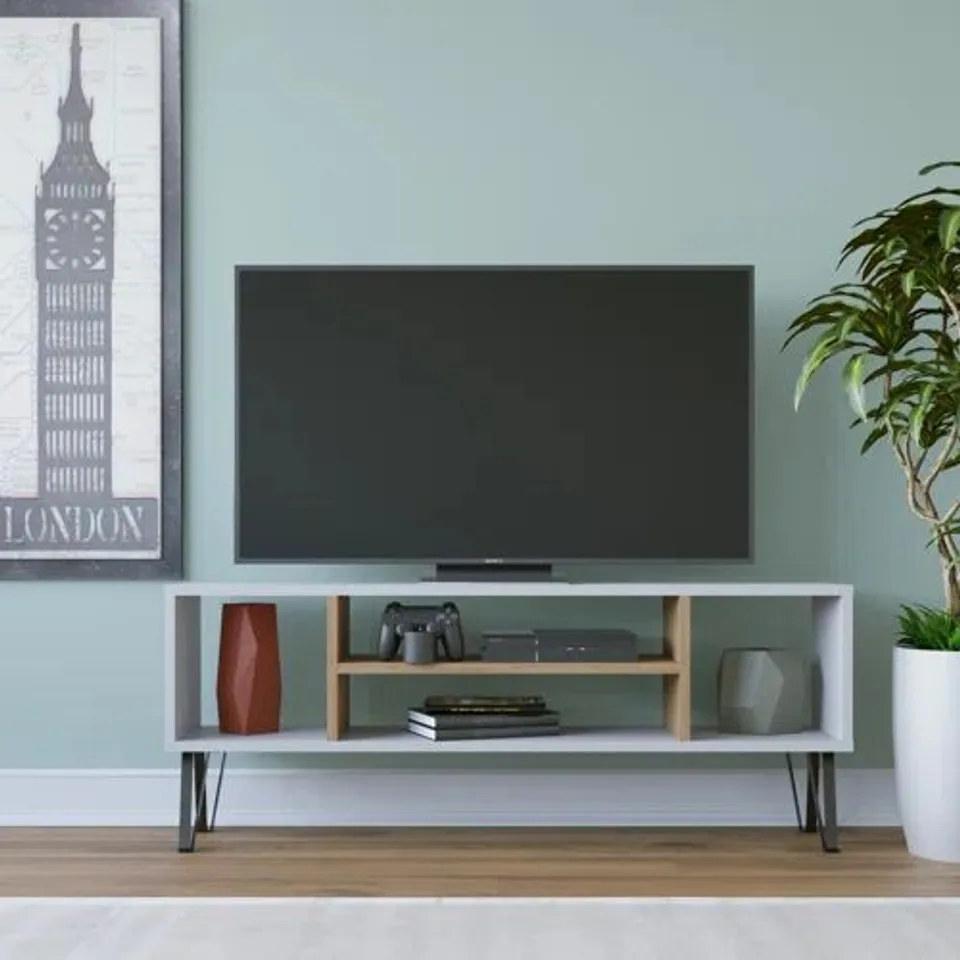 BOXED HOGANS TV STAND FOR TVS UP TO 50"