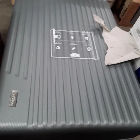 UNBOXED KEPLIN LUGG BIG SIZE TRAVEL LUGGAGE WITH WHEELS SECURE LOCK SYSTEM GREY COLOUR 