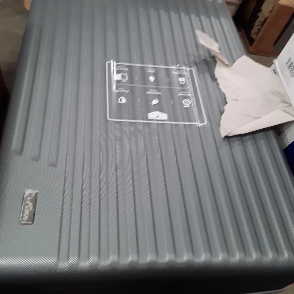 UNBOXED KEPLIN LUGG BIG SIZE TRAVEL LUGGAGE WITH WHEELS SECURE LOCK SYSTEM GREY COLOUR 
