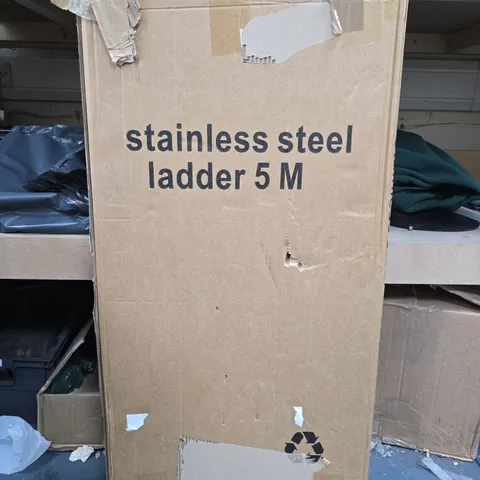 STAINLESS STEEL LADDER 5M – BOXED