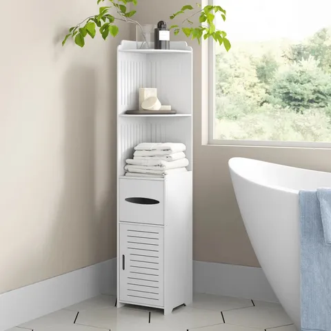 BOXED KIRKBRIDE FREESTANDING LINEN CABINET