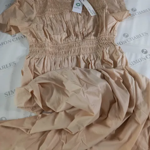 NOBODYS CHILD NATALIA MIDAXI DRESS IN SOFT STONE - 12