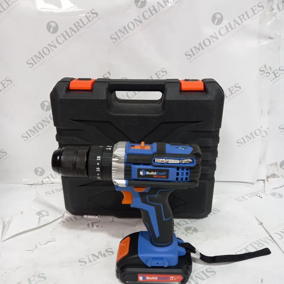 BOXED BUILDCRAFT CORDLESS HAMMER DRILL