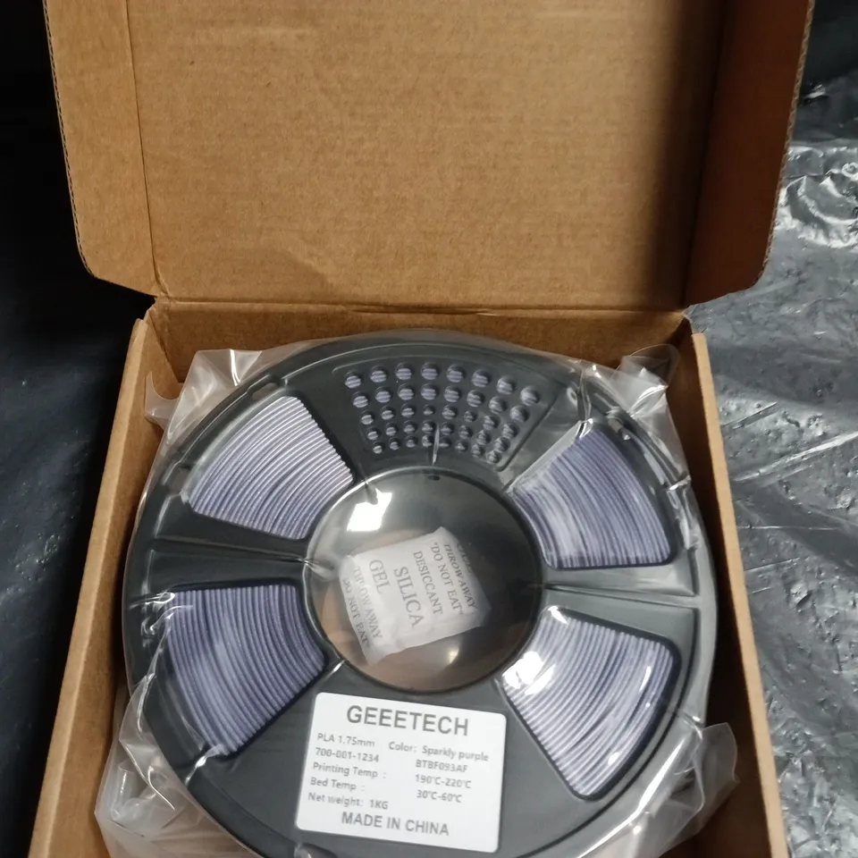 GEEETECH PLA FILAMENT 1.75MM – SPARKLY PURPLE, 1KG 