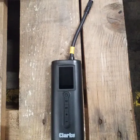 BOXED CLARKE RI150LI 7.4V RECHARGEABLE TYRE INFLATOR & POWERBANK