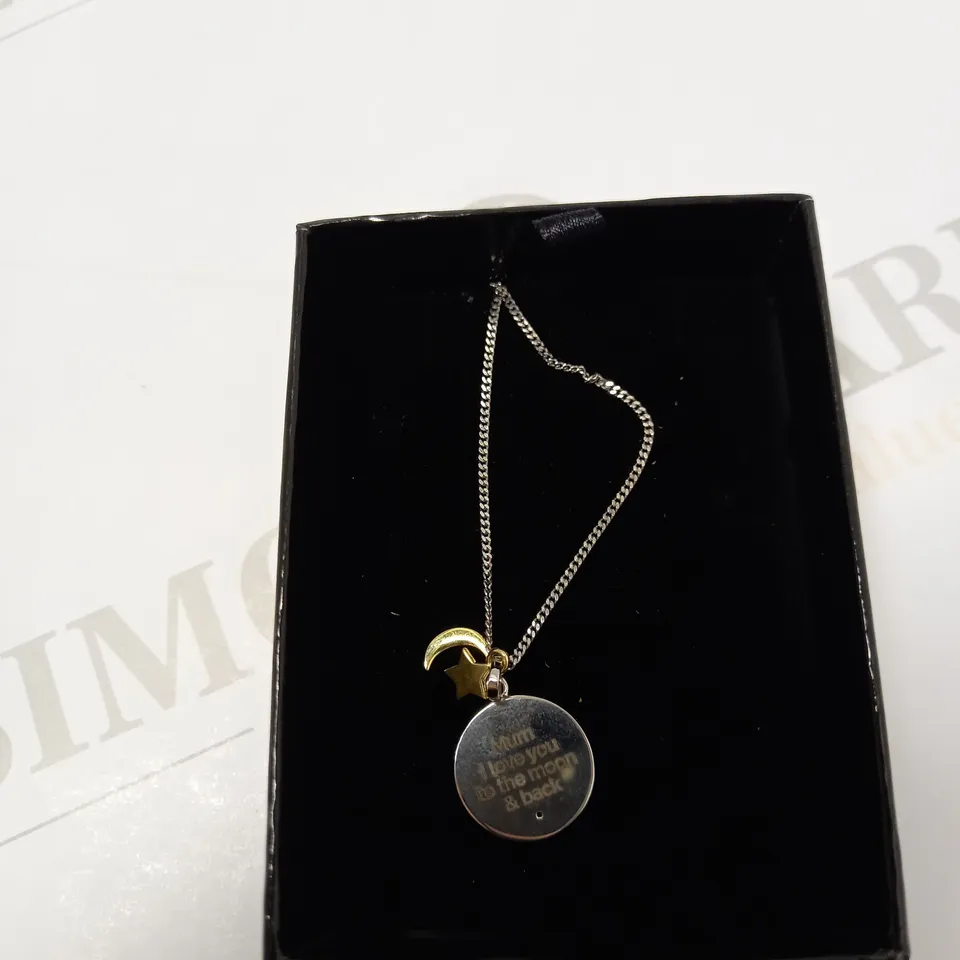 PERSONALISED STERLING SILVER 9CT GOLD NECKLACE RRP £60