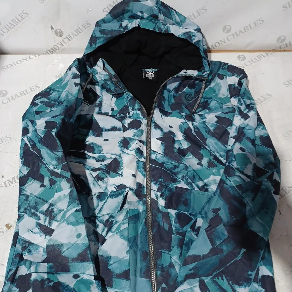 DARE2BE LADIES DEVIATION JACKET IN BLUE/WHITE - 14