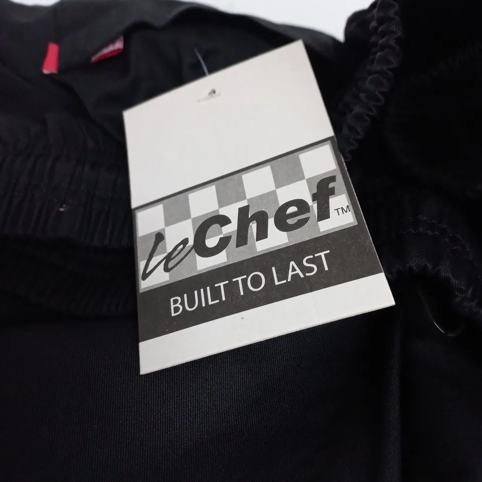 LE CHEF BUILT TO LAST WORK TROUSERS BLACK EU MEDIUM