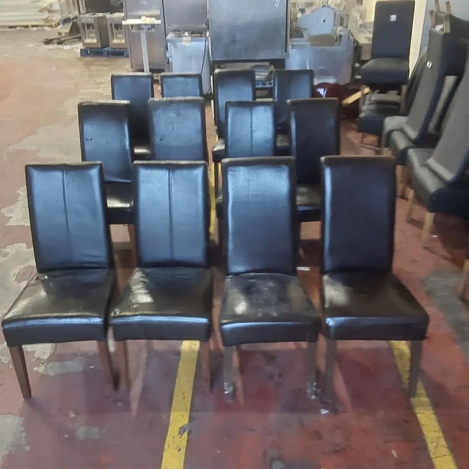 12x ASSORTED UPHOLSTERED RESTAURANT DINING CHAIRS - 1 PALLET