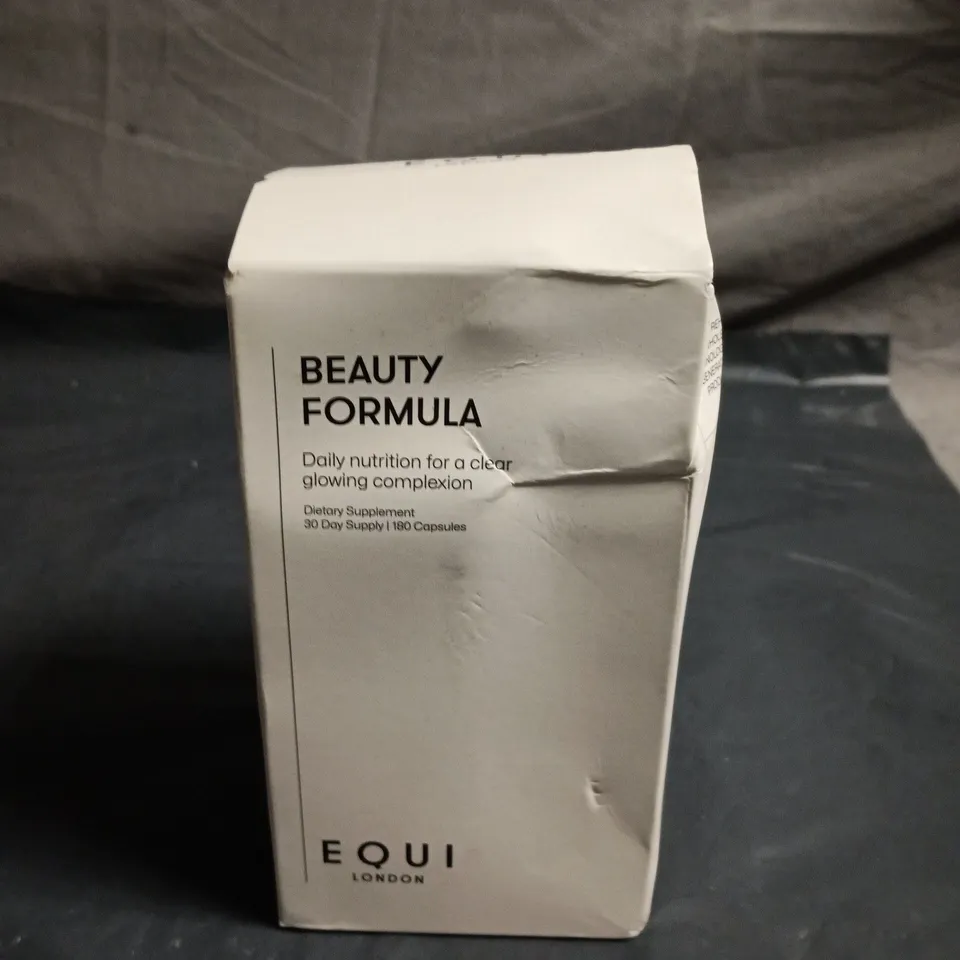 EQUI LONDON BEAUTY FORMULA – DAILY NUTRITION FOR A CLEAR COMPLEXION (180 CAPSULES)