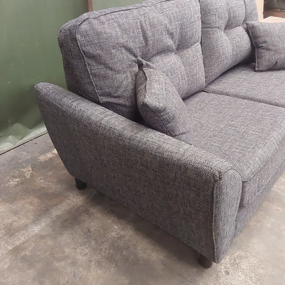 HALSTOW 2 SEATER FABRIC SOFA - CHARCOAL  RRP £879