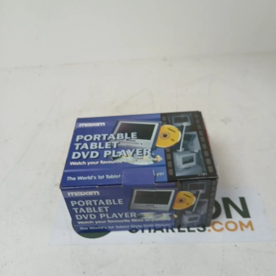 MAXIM PORTABLE TABLET DVD PLAYER – BOXED 